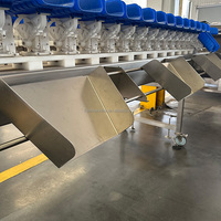 Ligne de tri automatique pour poulets et poissons, machine de tri par poids, acier inoxydable 304, haute efficacité, capacité de 280 kg/h