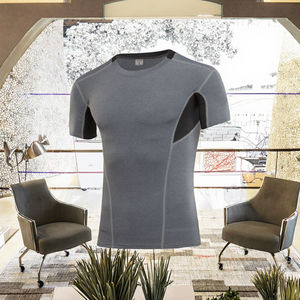 Camiseta de Verano de Manga Corta con Bordado, Transpirable, de Secado Rápido, con Silicona - Product Image 3