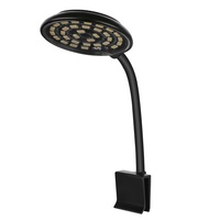 Lampe à clip pour aquarium à spectre complet, économie d'énergie, 3W, 32 LED, pour petits aquariums, récifs coralliens, plantes d'eau douce