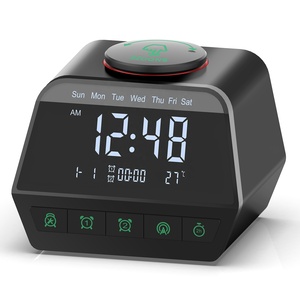 KENUO Schreibtisch-Soundmaschine mit 12 beruhigenden Klängen, Dual-USB-Ladefunktion, LED-Display, Weißes Rauschen und <span class=keywords><strong>Wecker</strong></span> - Product Image 1