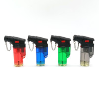 Allume-cigare à gaz Butant de haute qualité Logo personnalisé Mini Jet Flamme Briquets torche à gaz pour fumer