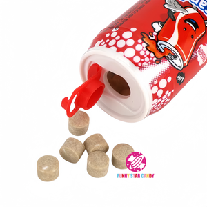 OEM personalizado Mini botella de refresco tableta dulces Golosinas 8G dulce Cola Soda sabores prensado tableta caramelo - Product Image 5