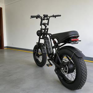 Bicicleta Eléctrica K8 Retro Cafe <span class=keywords><strong>Racer</strong></span> de 20 Pulgadas, 500W, 48V, Neumáticos Anchos, para Nieve, Playa y Todo Terreno - Product Image 2