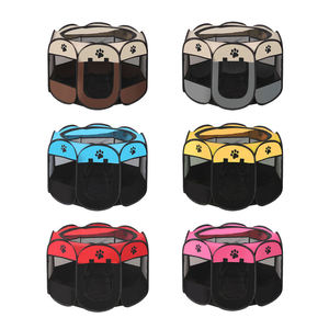 מכלאת חיות מחמד ניידת מתקפלת עשויה אוקספורד 600D, עמידה למים, עמידה בפני שריטות, איכותית, לכל עונות השנה. - Product Image 2