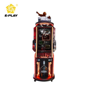 Plataforma VR Deportiva para una Persona, Nuevo Simulador de Tiro de Zombis, Construcción de Fibra de Vidrio y Metal para Uso en Aeropuertos y Parques de Aventuras - Product Image 1