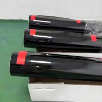 Film de protection de peinture pour carrosserie automobile en TPU PPF noir super brillant, anti-rayures, auto-réparateur, 7,5 mil, 1,52x15m, garantie 10 ans