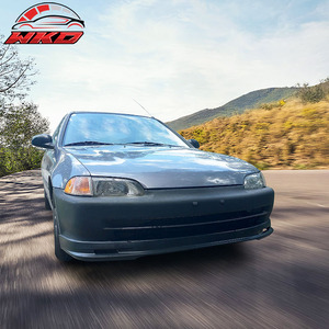 เหมาะสำหรับ Honda Civic Sedan 92-95 สปอยเลอร์กันชนหน้าทรง Mugen  วัสดุ PP คุณภาพสูง  ยังไม่ได้ทำสี  อุปกรณ์ตกแต่งภายนอก - Product Image 2