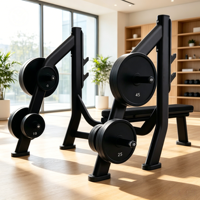 Équipement de fitness commercial Dezhou en acier durable pour banc olympique, pour l'entraînement de force et le stockage de poids pour la musculation