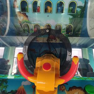 Juego de arcade azul que funciona con monedas, máquina de juego de disparos de bolas de dinosaurio superhit - Product Image 5