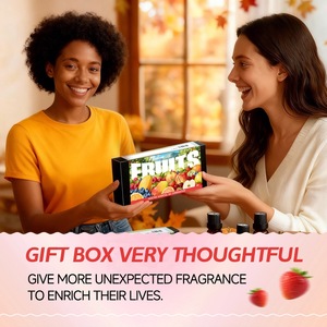 Set <span class=keywords><strong>de</strong></span> <span class=keywords><strong>Regalo</strong></span> <span class=keywords><strong>de</strong></span> Aceites Esenciales Florales 100% Puros para Hidratación Corporal, Destilados al Vapor, 6 Piezas - Product Image 2