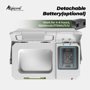 Réfrigérateur-congélateur de voiture MP8 <span class=keywords><strong>Alpicool</strong></span> à compresseur, glacière électrique portable, mini-réfrigérateur pour voiture, AC 100-240V, DC 12V 24V, camping - Product Image 3