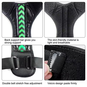 Penyangga Punggung Korektor Postur Tubuh Pria Wanita dengan Sabuk Bahu yang Dapat Disesuaikan, Harga Pabrik FSPG - Product Image 6