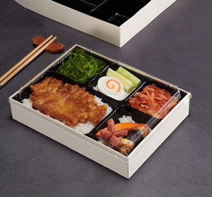 Boîte d'emballage en bois transparente, biodégradable, de qualité alimentaire, jetable, pour gâteaux, sushis, desserts, pâtisseries, cupcakes, beignets, brownies - Product Image 4