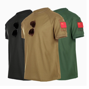 DF 155 Negro azul coyote marrón verde OD Camiseta táctica de manga corta para hombre, deportiva de verano - Product Image 6
