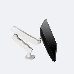 Premium Dual Monitor Stand with Gas Spring 14-32 Vesa <b>Bracket</b> Adjustable Height and 90 Degree Tilt Angle for 14-32 Screen - Product Image 1