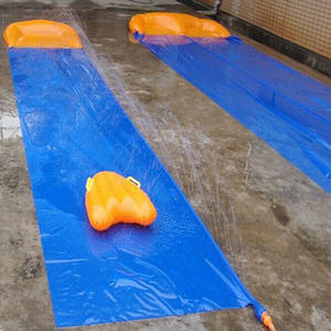 <span class=keywords><strong>Tapis</strong></span> <span class=keywords><strong>de</strong></span> <span class=keywords><strong>glisse</strong></span> aquatique gonflable OEM pour l'été, toboggan aquatique extérieur en plastique avec arroseur, jouets aquatiques pour enfants - Product Image 5