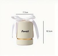 Boîte cadeau en papier spécial biodégradable et écologique Forest Packing avec estampage à chaud or et logo de mariage en film PET pelable