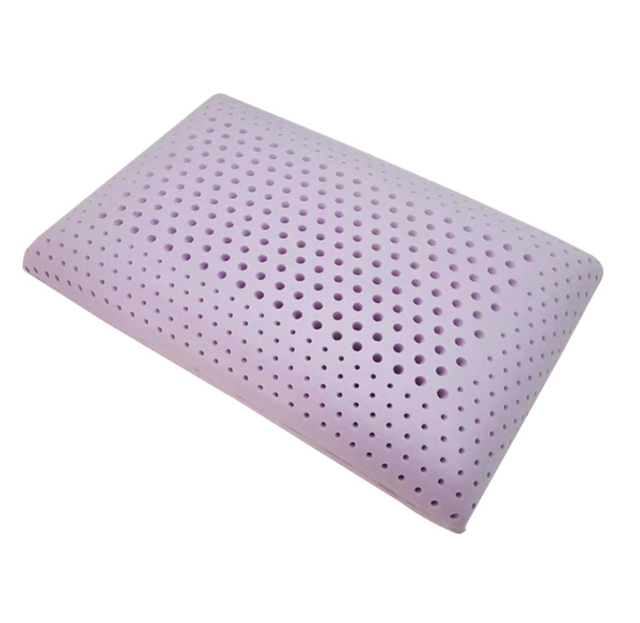 Breathable Orthopedic Memory Foam Pillow Lavender Ventilated Infused Massage Pillow
