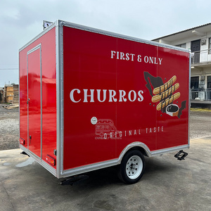 <b>Towable</b> Food Trailer Full Kitchen Equipment Ice Cream Candy Snack Food Construction Outdoor Food Van Trailer - Product Image 4