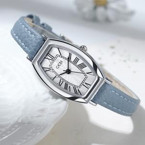 Montre-bracelet à quartz rétro de niche avec chiffres romains, cadeau de Noël de luxe essentiel pour les fêtes de Noël - Product Image 5