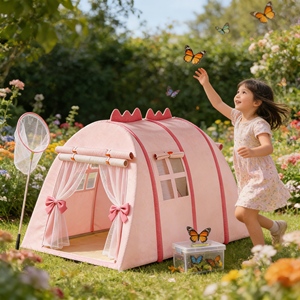 Tenda Magica Pop-up per Bambini per <span class=keywords><strong>Campeggio</strong></span> con Montaggio Facile e Divertimento Portatile nell'Avventura nella Foresta - Product Image 2