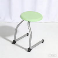 Tabouret de laboratoire ergonomique sans accoudoirs en PP, couleur personnalisée, avec structure en acier, capacité 150 kg, pour laboratoire scientifique et salle de classe - Vente en gros