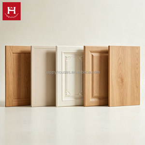 Portes d'armoires de cuisine en bois massif sculpté de style Shaker moderne, <span class=keywords><strong>meubles</strong></span> sur mesure <span class=keywords><strong>pour</strong></span> toute la maison, idéales <span class=keywords><strong>pour</strong></span> les villas - Happy Houses - Product Image 5