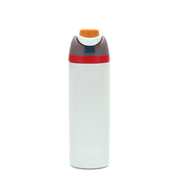 Bouteille d'eau isotherme en acier inoxydable 304 avec paille, sans BPA, écologique, portable, idéale pour le camping et les voyages
