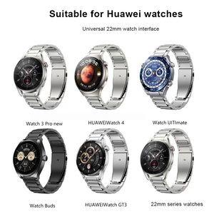 Bracelet en titane de 22 mm pour Apple Watch et Huawei Watch 4 <span class=keywords><strong>4PRO</strong></span>, bracelet en métal de luxe pour homme pour Huawei WatchGT3 Pro - Product Image 6