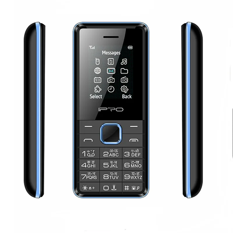 โทรศัพท์มือถือจีน CE ไฟฉายสว่างแบตเตอรี่ขนาดใหญ่สองซิม GSM โทรศัพท์ SC6533ราคาดีใหม่โทรศัพท์มือถือแฮนด์ฟรี CE