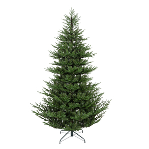Árbol de Navidad Artificial Verde Híbrido de PE/PVC de 9 pies, Automático, con Base Metálica, para Decoración de Hoteles y Centros Comerciales, Listo para Enviar - Product Image 1