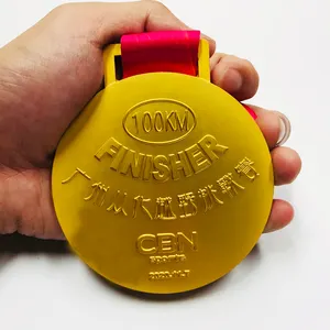 Sport Awards Souvenir Goedkope Gouden Marathon Wonderbaarlijke Medaille Goedkoop En Trofeeën Aangepaste Medailles Sublimatie Bedrukt Lint