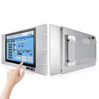 Computadora todo en uno con Windows con pantalla táctil con instalación integrada 15/15.6/17 pulgadas Intel J1900 I3 /i5/i7 Panel industrial Pc