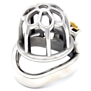 Jaula de Castidad Metálica FRRK con Catéter Uretral, Anillos para Pene, Juguetes Sexuales BDSM, Productos Eróticos para Hombres - Product Image 1