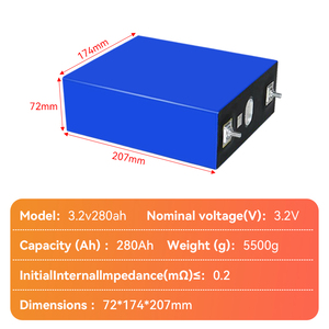 Batteria 3.2v 280ah batteria ricaricabile agli ioni di litio prismatico per il sistema di accumulo di energia solare 302Ah 340Ah 314ah Lifepo4 batteria - Product Image 2