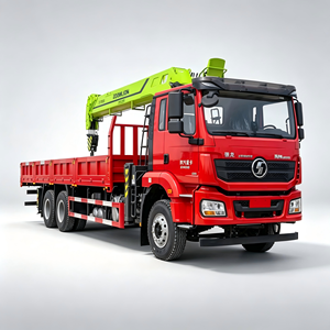 Camion grue de fret Shacman 10 roues 12T avec télécommande sans fil - Product Image 1