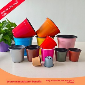 Pots de pépinière en plastique P419 avec trous de drainage, écologiques et durables <span class=keywords><strong>pour</strong></span> les plantes de pépinière en extérieur, l'aquaculture domestique - Product Image 2