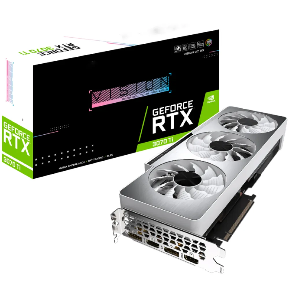 Bán Như Bánh Nóng Mới GeForce RTX 3070Ti VISION OC 8G 8GVideo Bộ Nhớ Thẻ Video Cao Cấp Mới GPU