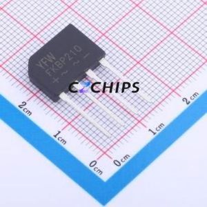 Pont redresseur à diodes FKBP210 KBP d'origine neuf, fournisseur de composants électroniques en gros et service BOM - Product Image 1