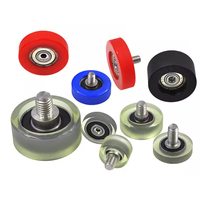 30mm 32 34mm 35 36mm 38mm 40mm 50mm roulements formés en polyuréthane silencieux avec vis PU rouleau poulie élastique résistant à l'usure