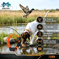 Collier GPS longue portée pour chien de chasse avec radio VHF, localisateur d'animaux étanche IP68 pour l'entraînement et le suivi en extérieur OEM/ODM