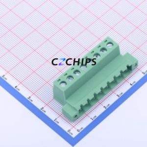 KF2EDGRKM-5.0-8P Plug-in Terminal Block P=5mm Connector Plug Screw Fixing 1x8P 5mm - Product Image 1