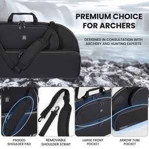 Accessoires de chasse multifonctions haute performance pour le tir à l'arc, sac pour arc à poulies, étui souple pour arc, organisateur de flèches - Product Image 4