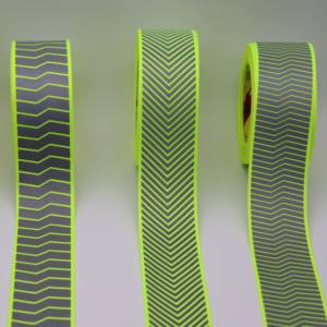 Nastro Riflettente ad Alta Visibilità Arancione in Poliestere (PES/PET) per Abbigliamento Outdoor e DPI - Product Image 5