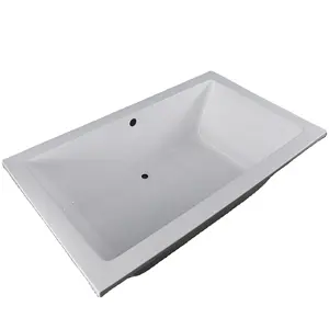 CUPC Manufacturer Factory The Best Price / Quality Selling Big Acrylic Rectangle Drop-in Bathtub/hot Tub
