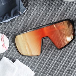 Lunettes de cyclisme roses UV400 pour femme, lunettes de VTT surdimensionnées, coupe-vent, pour la course à pied et le vélo, lunettes de sport - Product Image 2