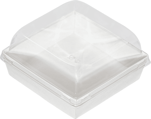 Conteneurs alimentaires en papier kraft blanc OSQ SMART PACK 900, résistants à la graisse, pour plats à emporter, avec logo personnalisé, conteneurs alimentaires polyvalents, vente en gros - Product Image 4