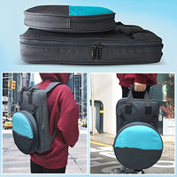 Sac à dos Portable étanche de 12 pouces avec LOGO personnalisé, sac de rangement de coussinets muets avec étui de sac à baguette
