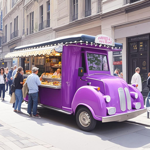 Remorque mobile personnalisée de chariot de nourriture de boulangerie utilisée pour la crème glacée de frites de restauration rapide de café de <span class=keywords><strong>hot</strong></span>-dog pour le camion de nourriture de rue de cave - Product Image 1