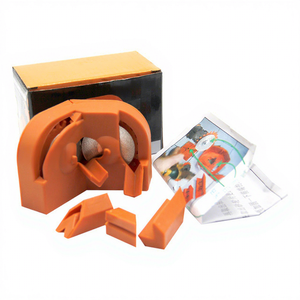 Mr Drill V-Shaped Plastic Drill Bit <b>Grinder</b> 168g Multi-Grit Multifunctional Manual Sharpening Tool for Drill Bits Milling - Product Image 1